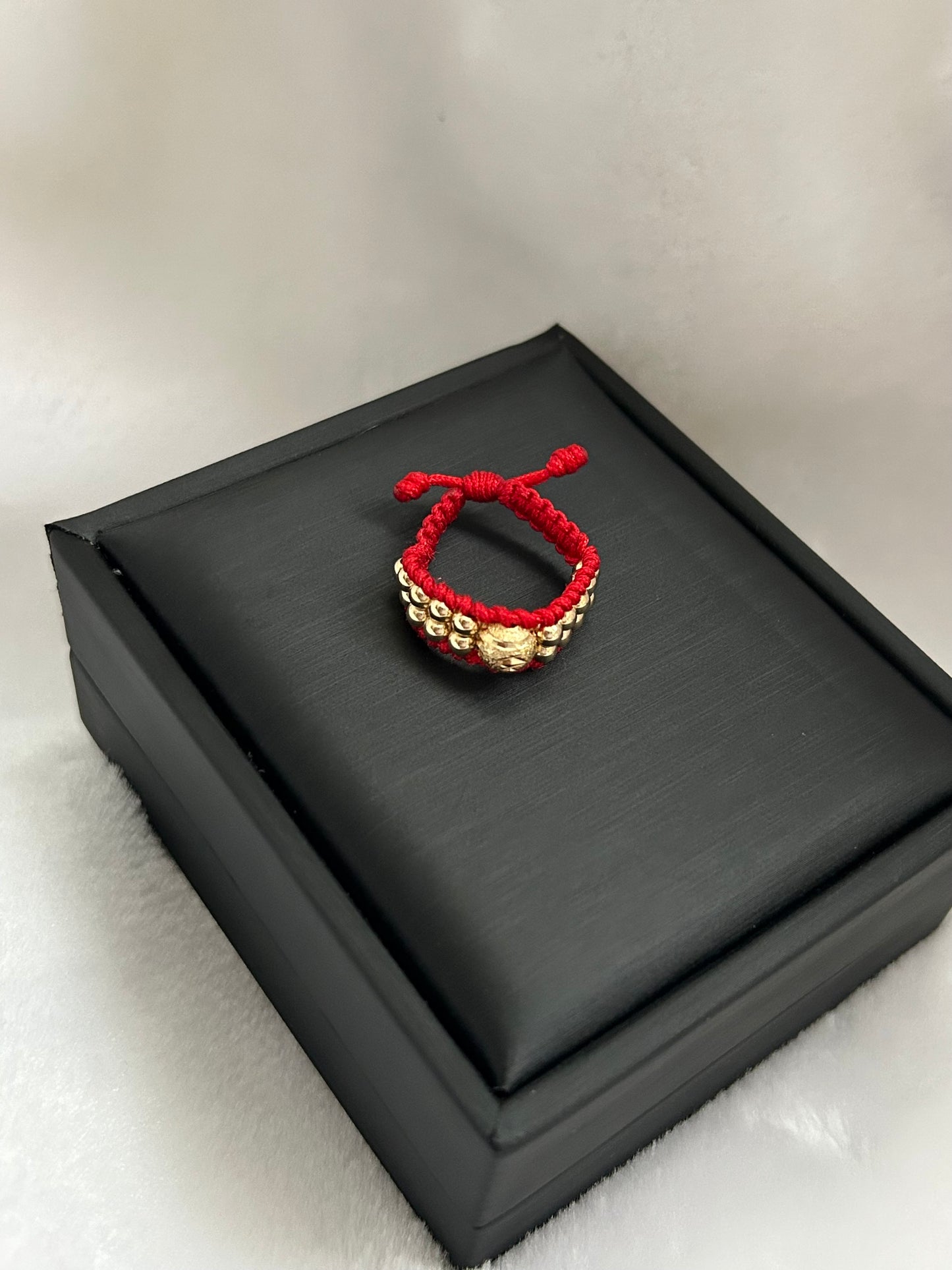 ANILLO DOS HILERAS EN BALÍN LISO DIAMANTADO 6-3 MM