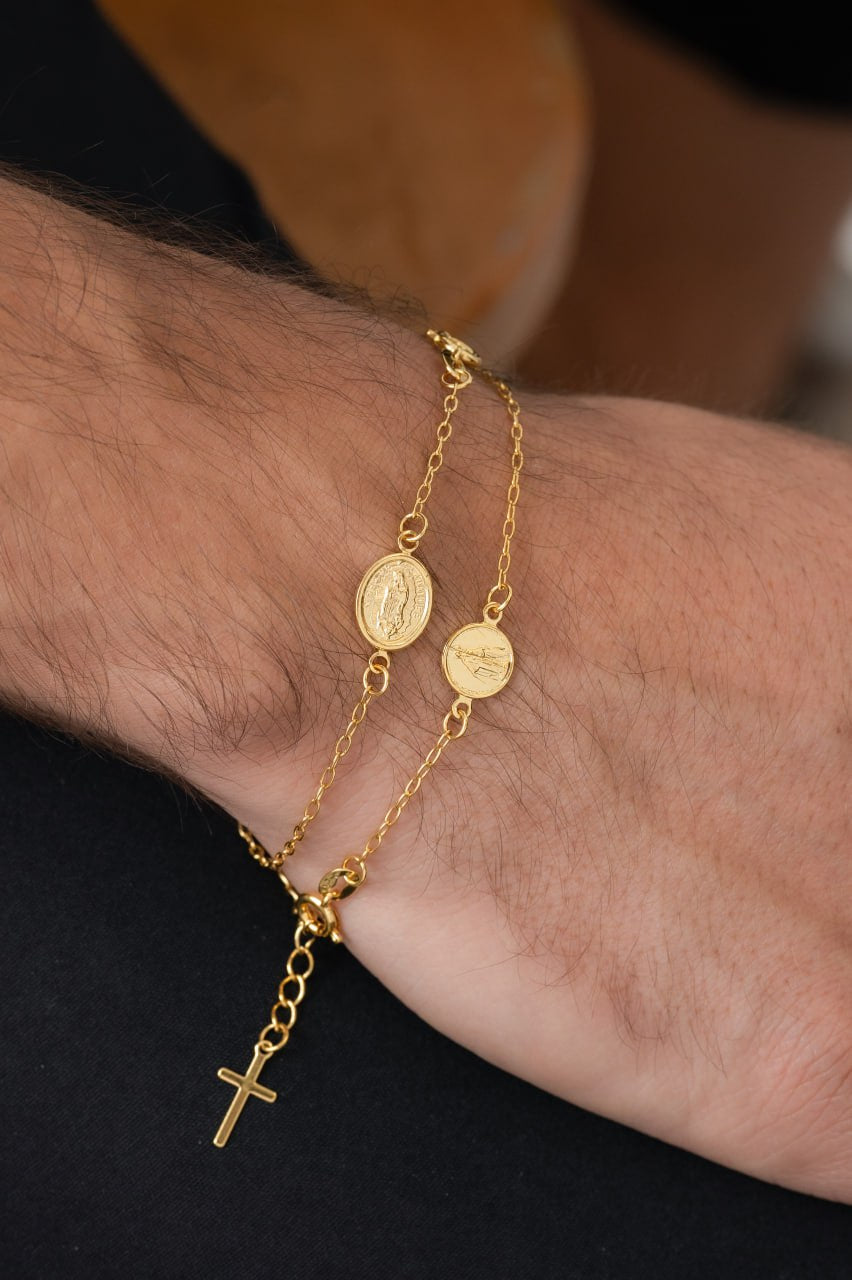 PULSERA VIRGEN MILAGROSA 16.5 CM