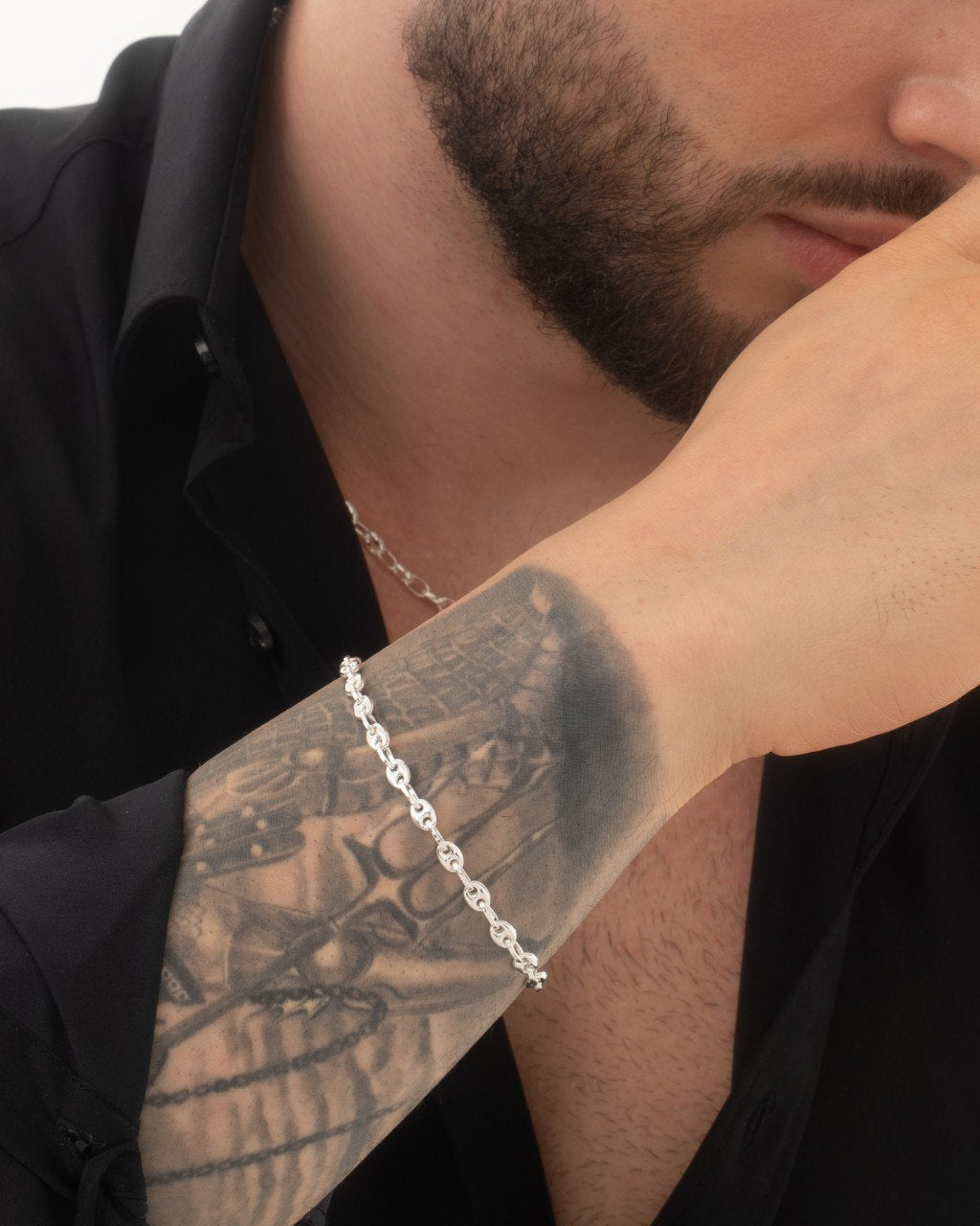 PULSERAS GUCCI EN PLATA 925 19CM