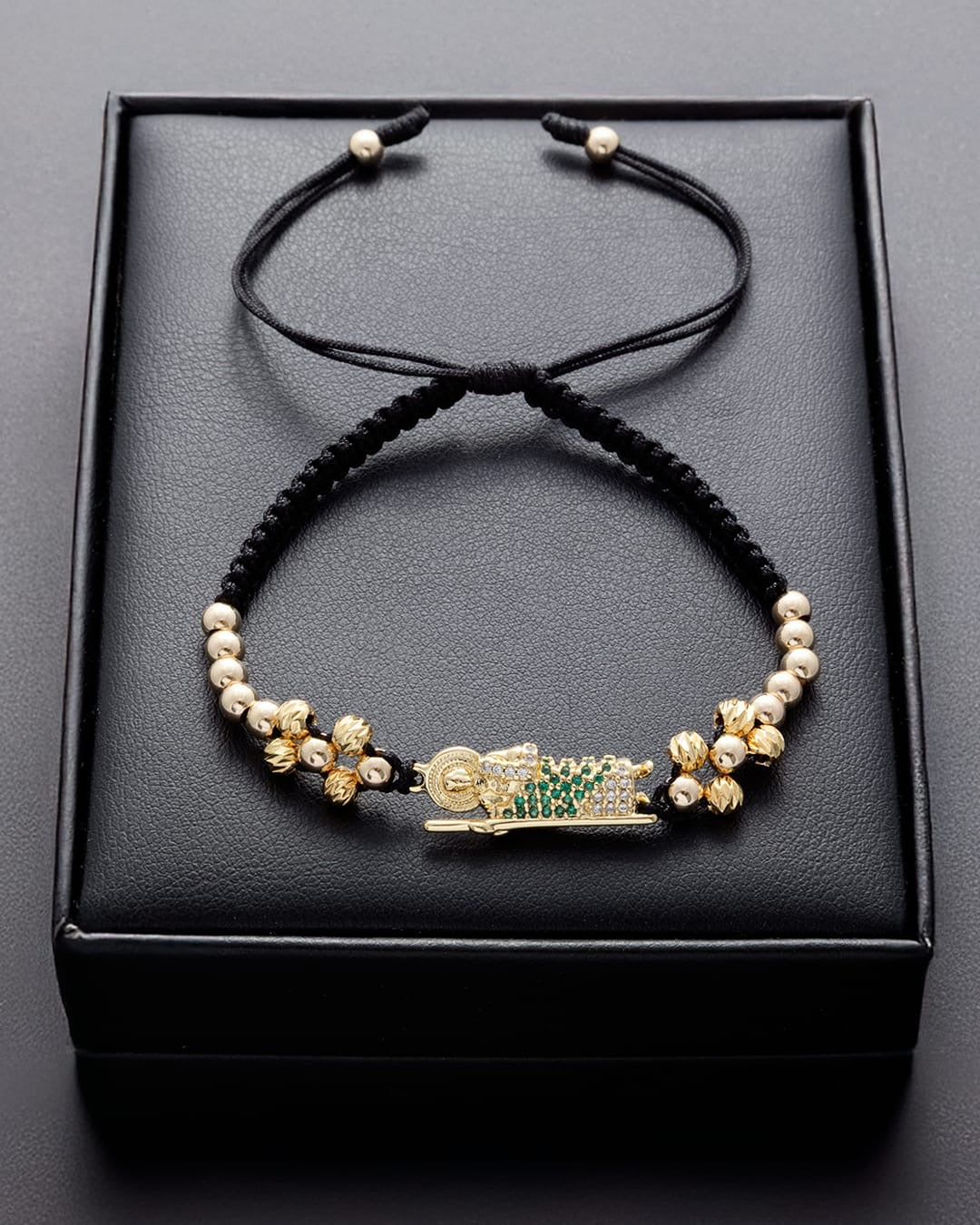 PULSERA BALÍN DIAMANTADO LISO 4 MM - DIJE SAN JUDAS.