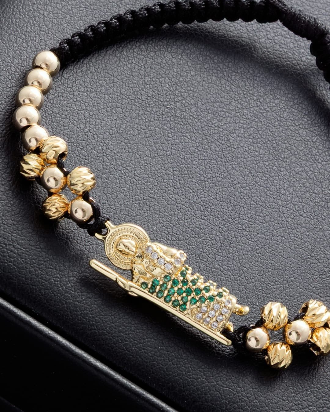 PULSERA BALÍN DIAMANTADO LISO 4 MM - DIJE SAN JUDAS.