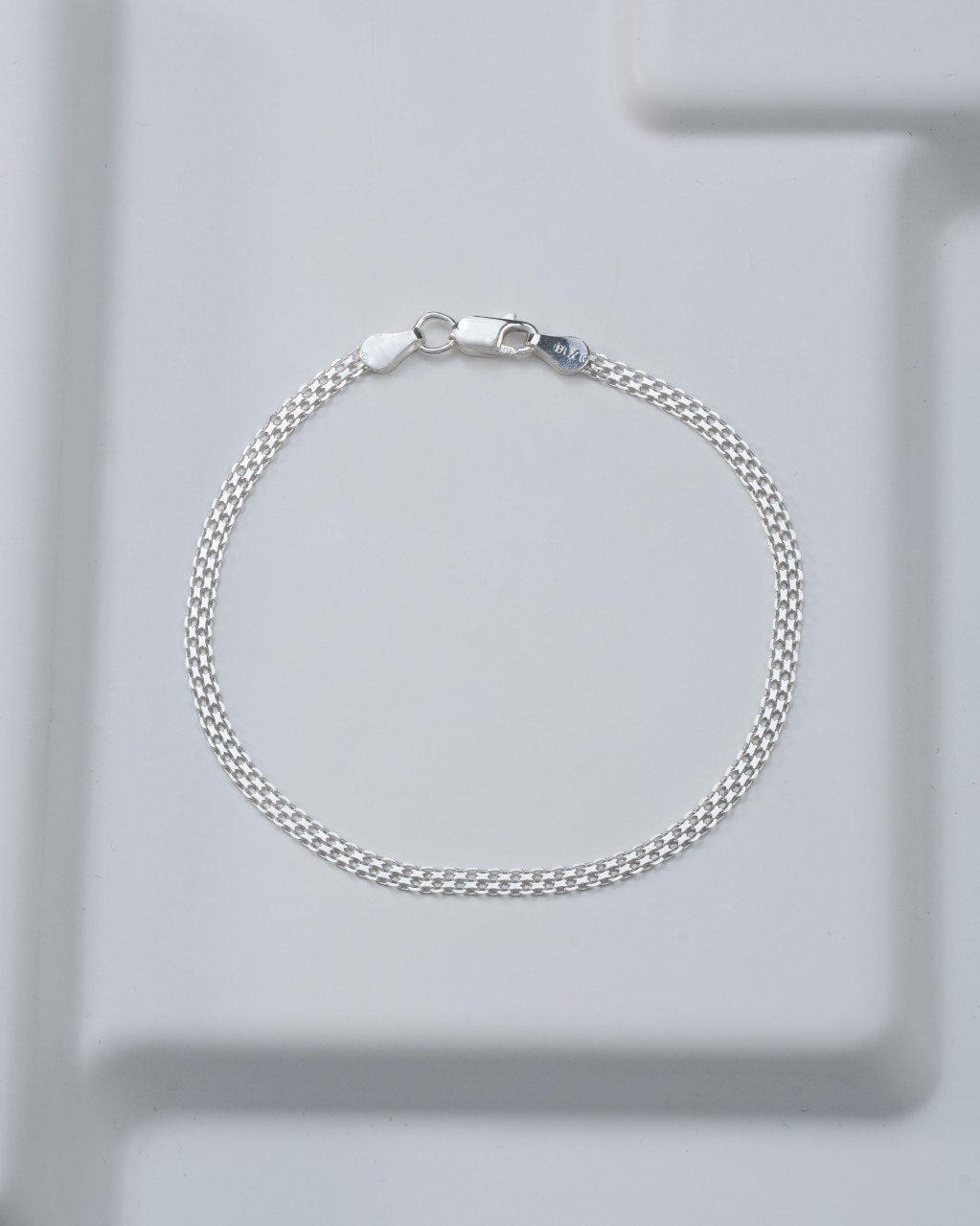PULSERA CHINA 3MM PLATA 925 19,5CM
