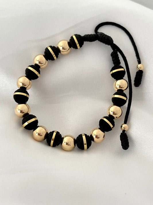PULSERA BALÍN LISO 8MM - NEOPRENO ARGOLLADO.