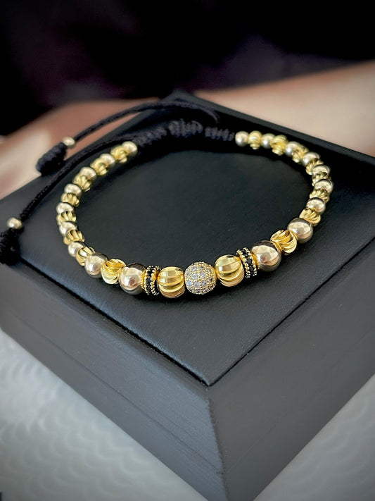 PULSERA FULL BALINÉS - BOLA DE FUEGO.