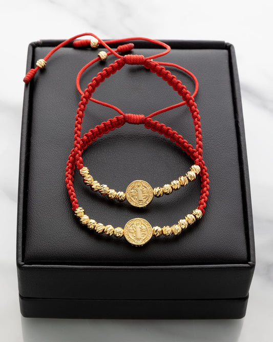 PULSERAS BALÍN DIAMANTADO 4 MM - DIJE SAN BENITO.