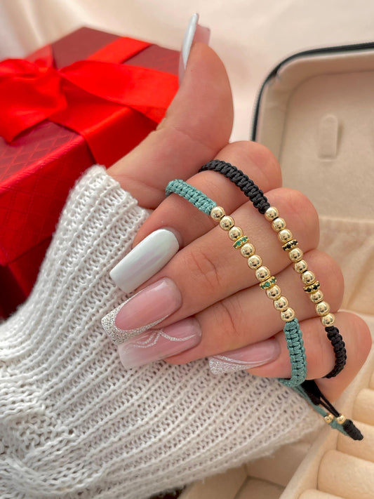 PULSERAS BALÍN LISO 4 MM - RÓNDELES