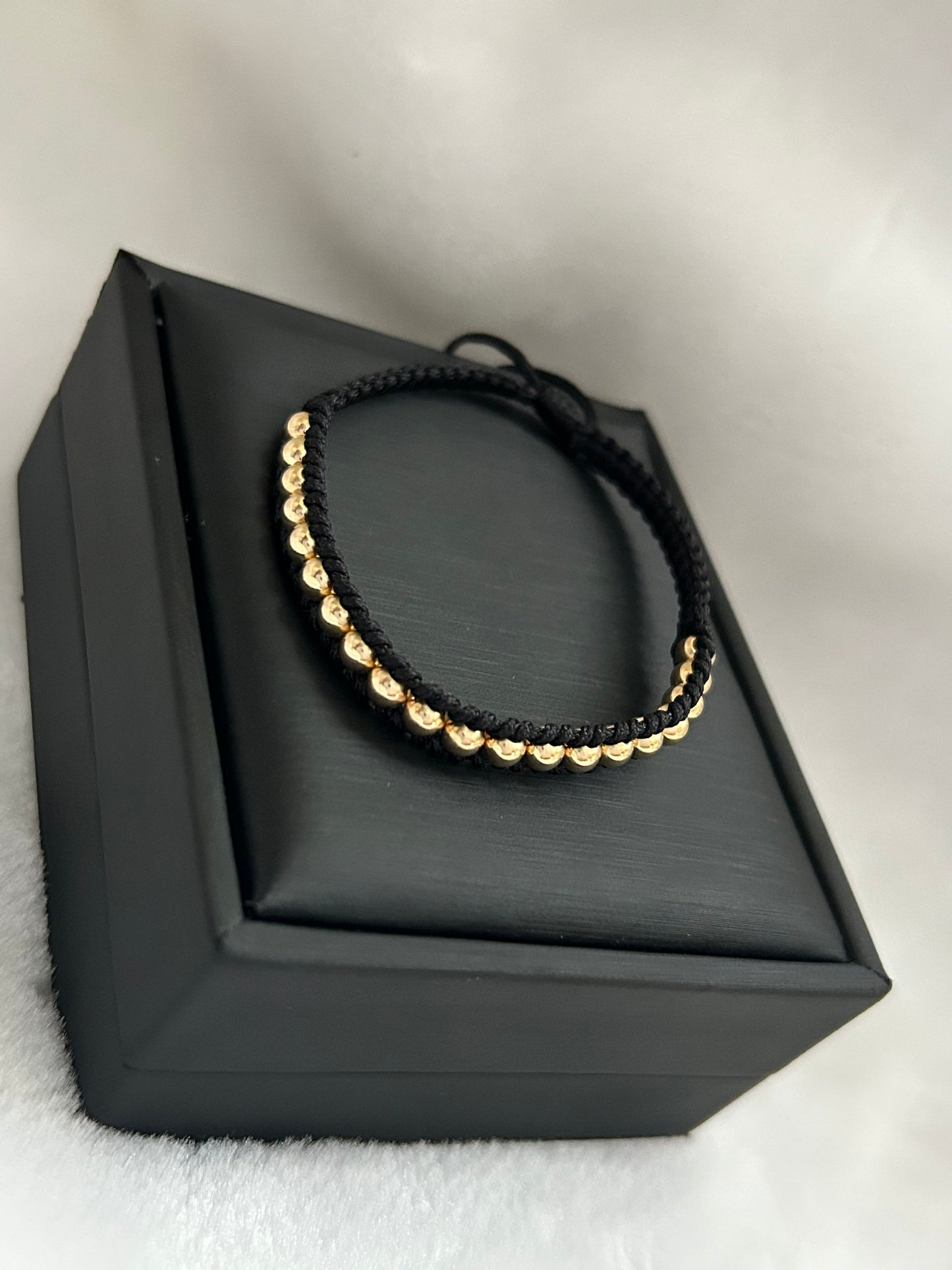 PULSERA UNA HILERA BALÍN 4 MM