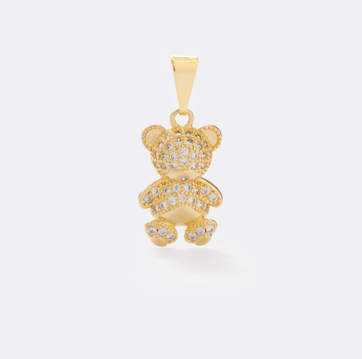 DIJE OSO DE CRISTAL