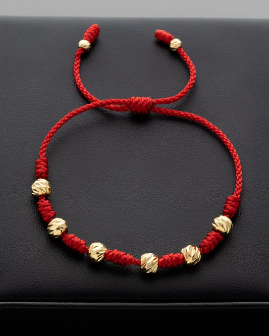 PULSERA BALÍN DIAMANTADO 5MM - 7 NUDOS.