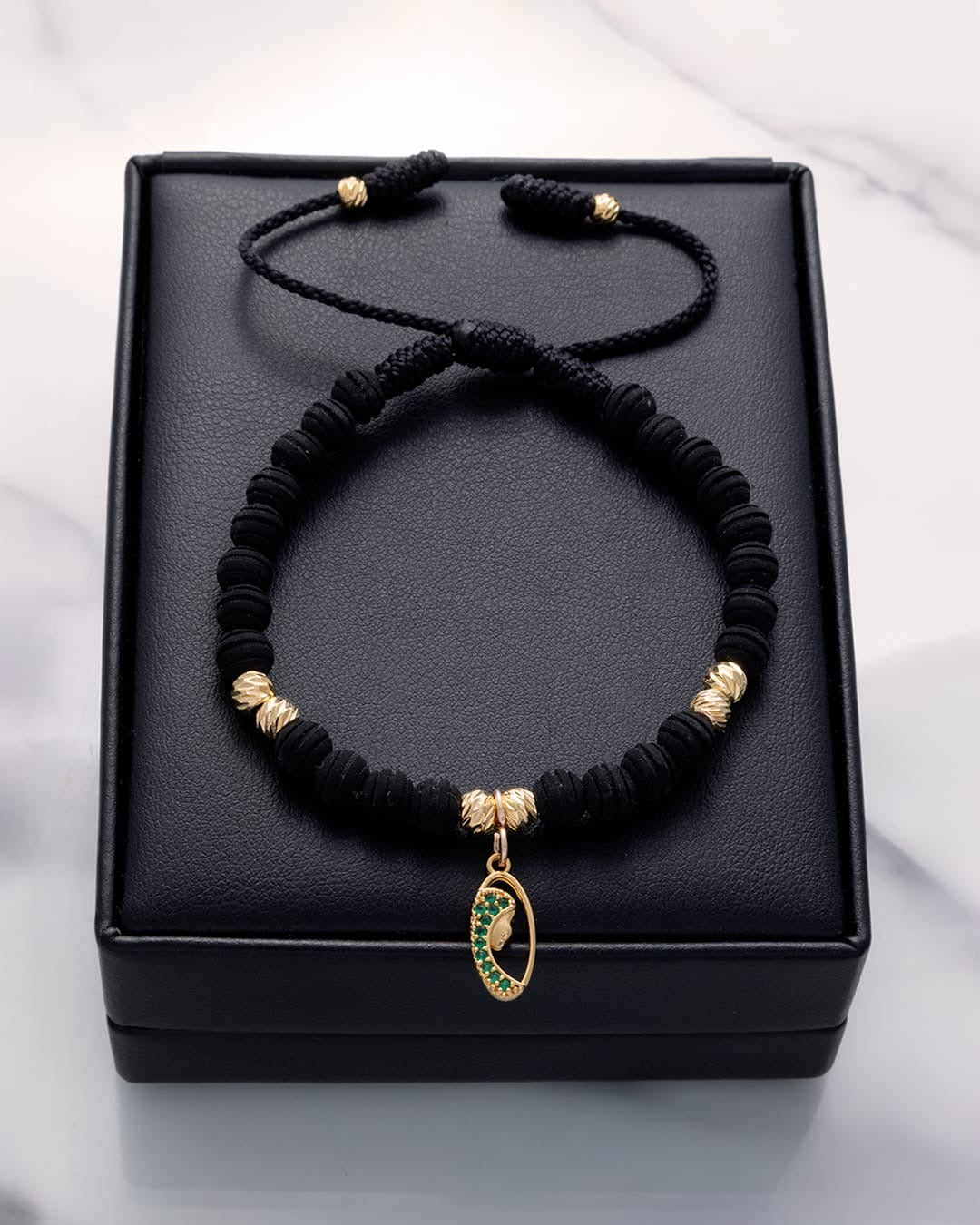 PULSERA BALÍN DIAMANTADO 5MM - DIJE VIRGEN.