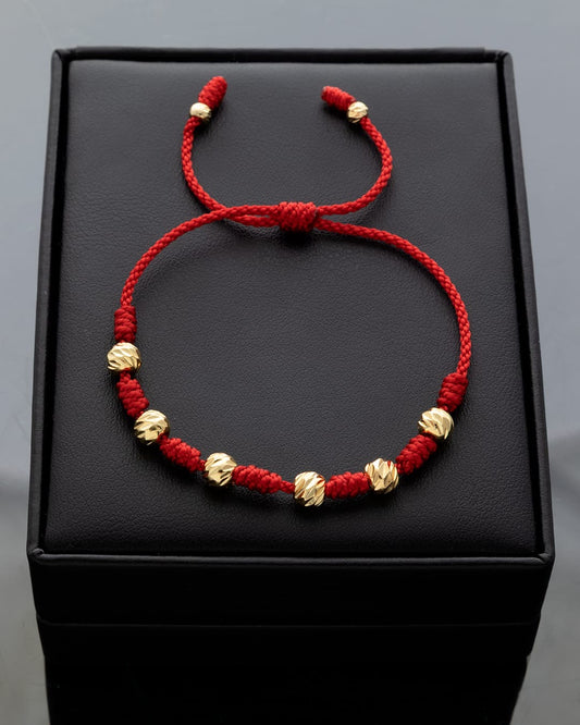 PULSERA BALÍN DIAMANTADO 5MM - 7 NUDOS.
