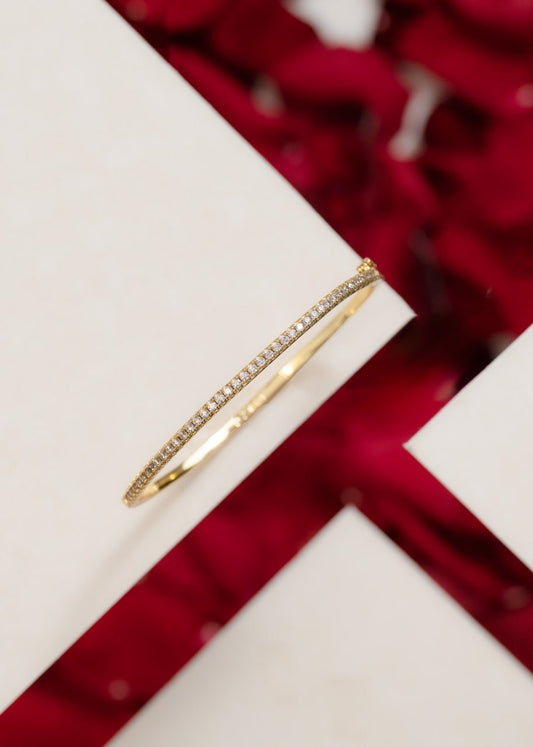 PULSERA BRAZALETE SLIM CRISTAL.