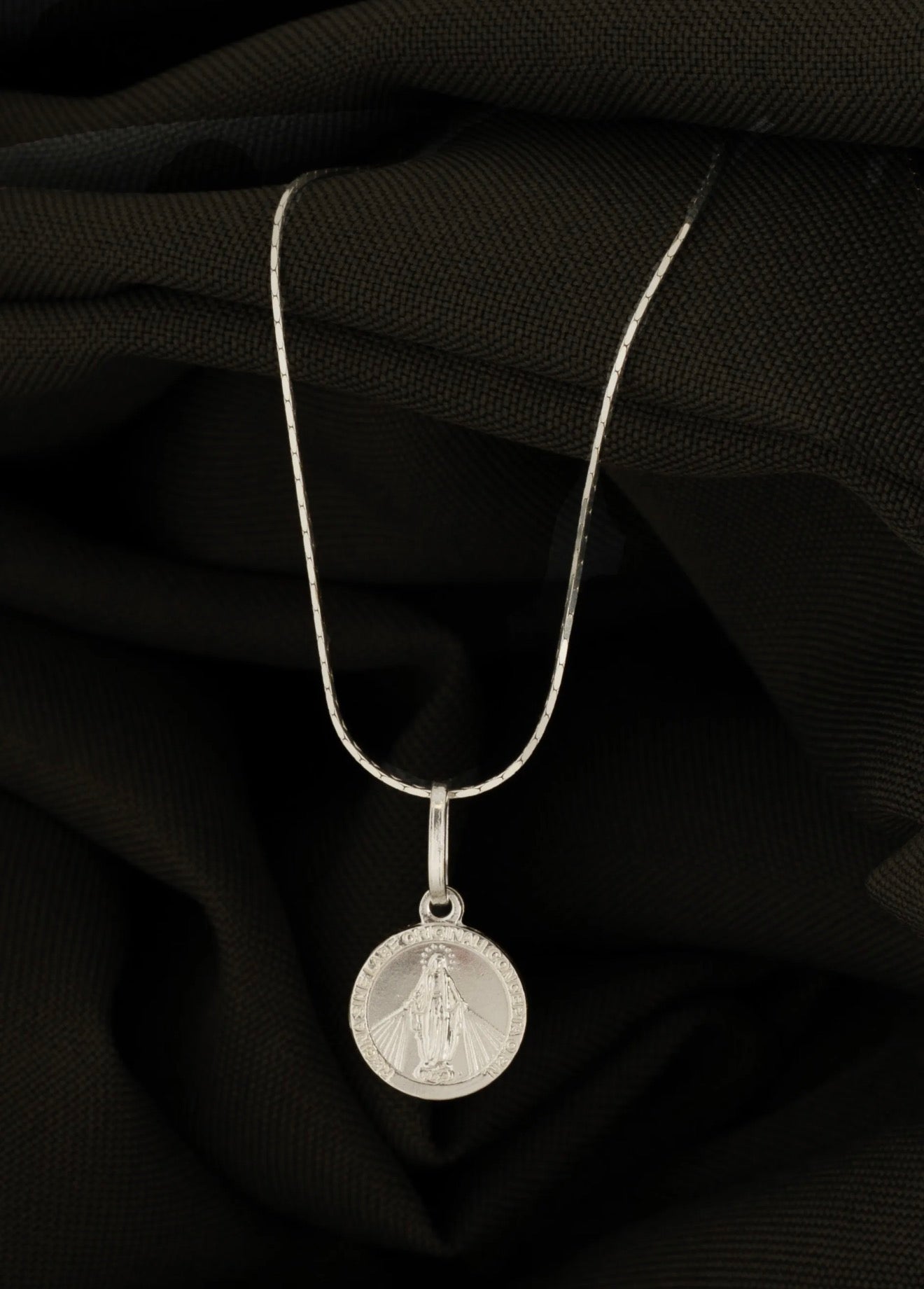 DIJE VIRGEN MILAGROSA 1.2CM PLATA 925