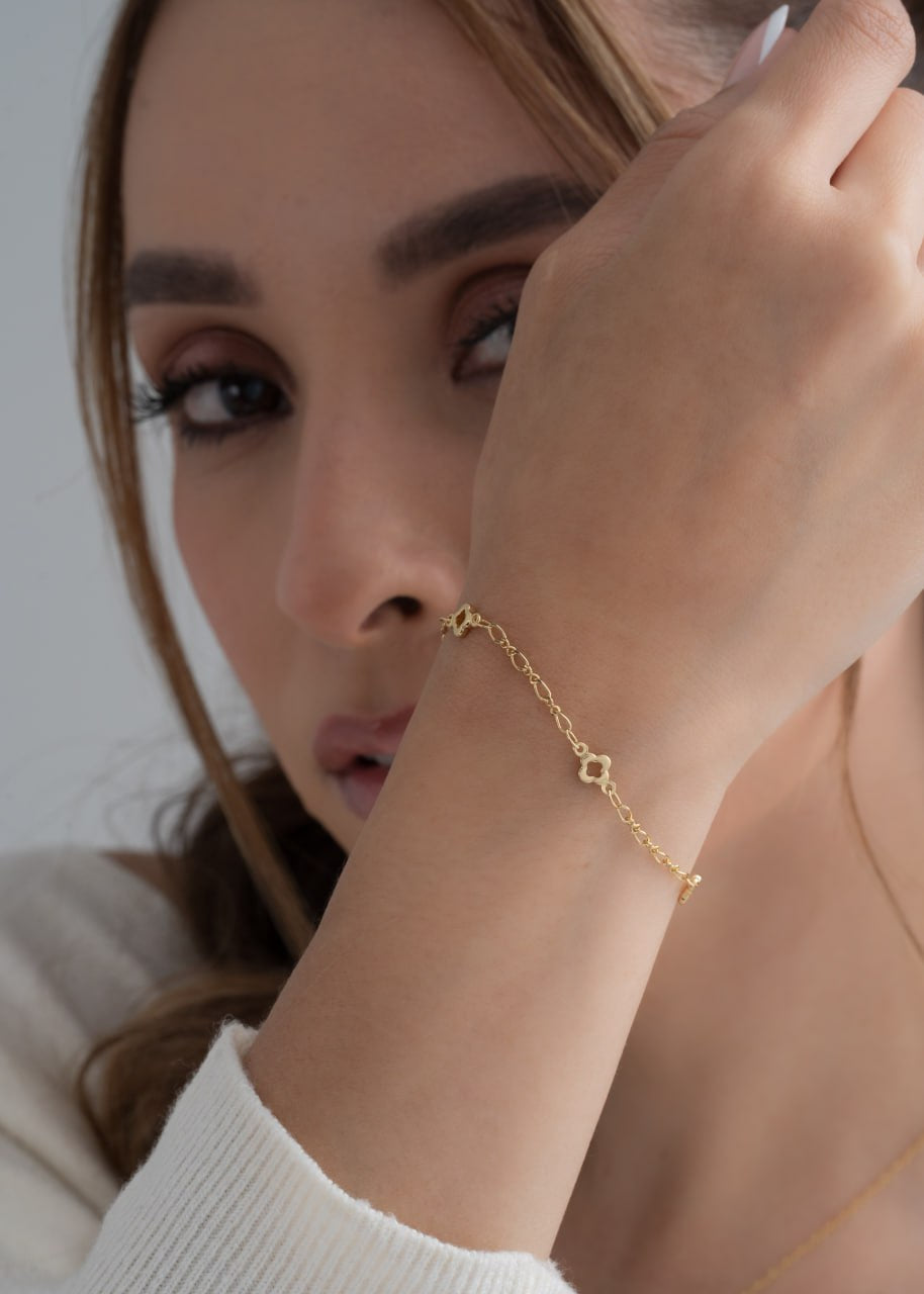 PULSERA CLOVER SILUETA