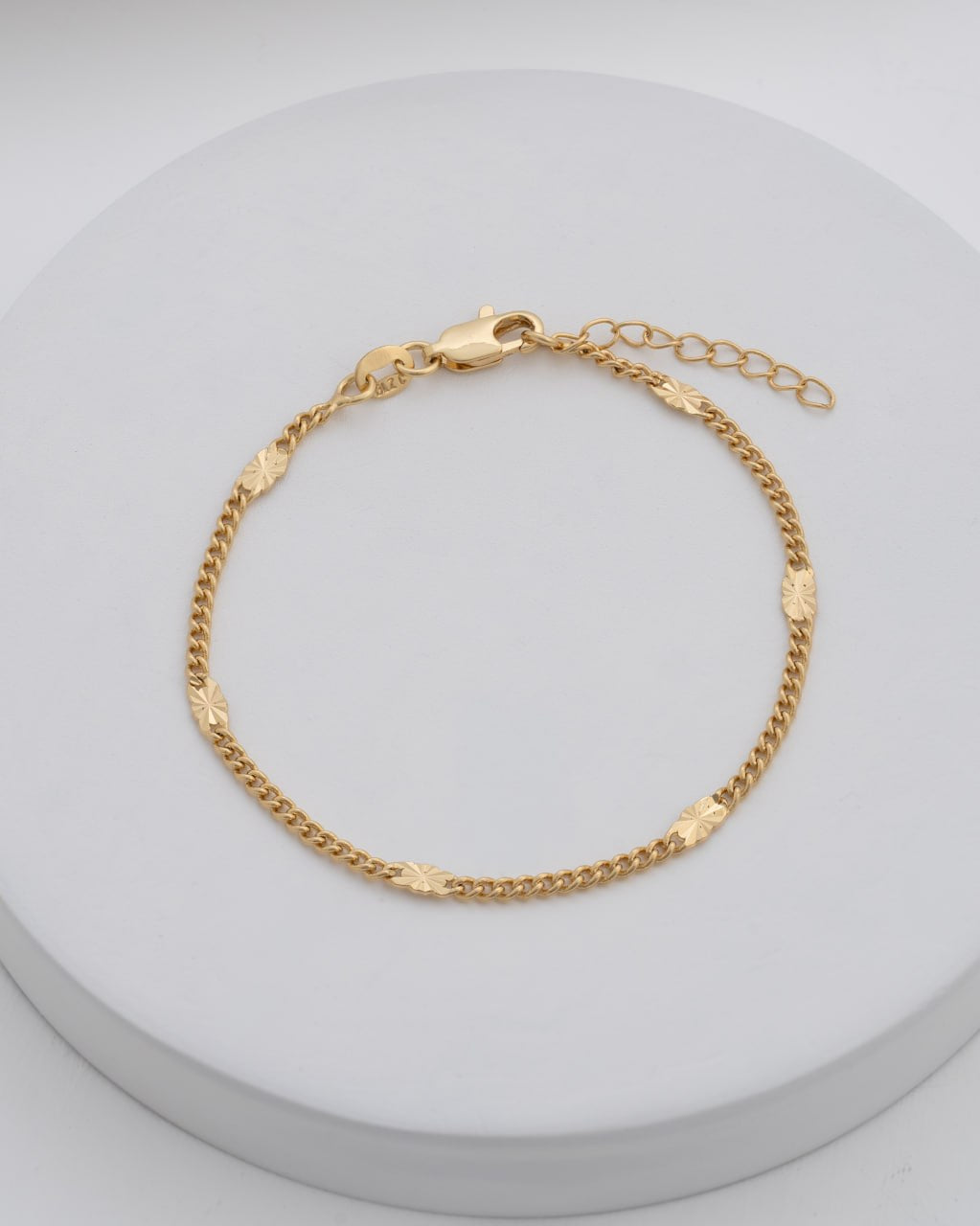 PULSERA CUBANA DESTELLO 16CM