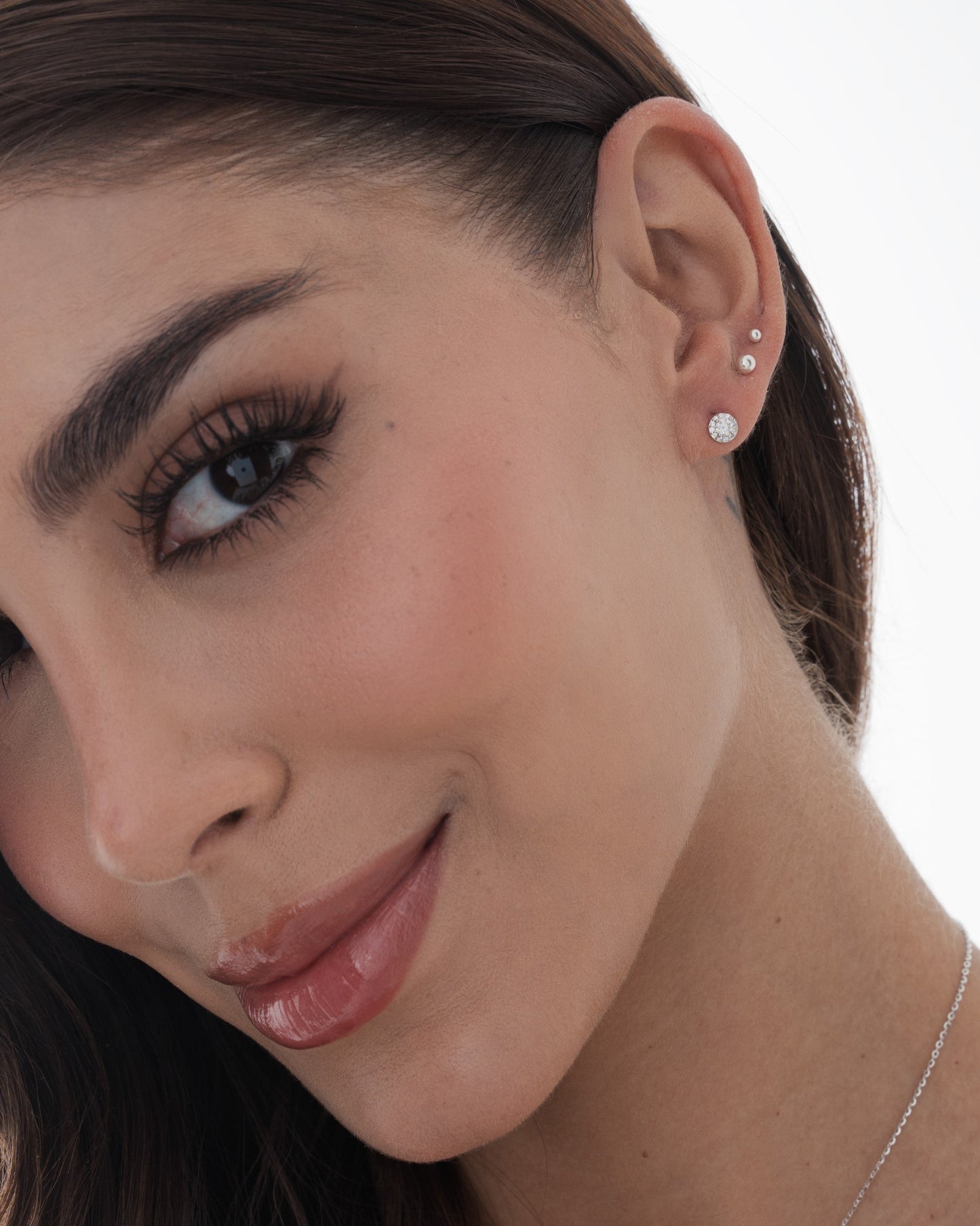 TOPOS CRILTA REDONDO PLATA 925
