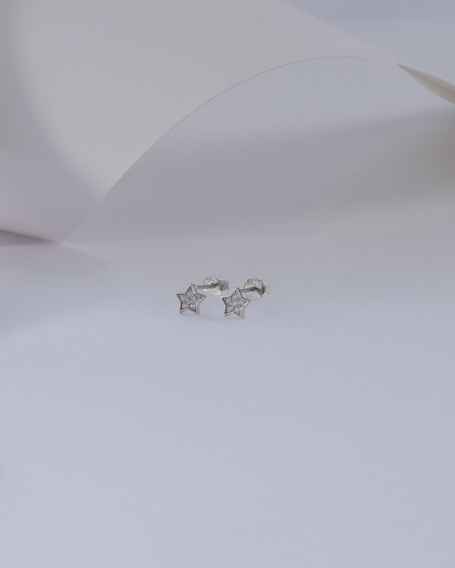 TOPOS ESTRELLA CRISTAL PLATA 925