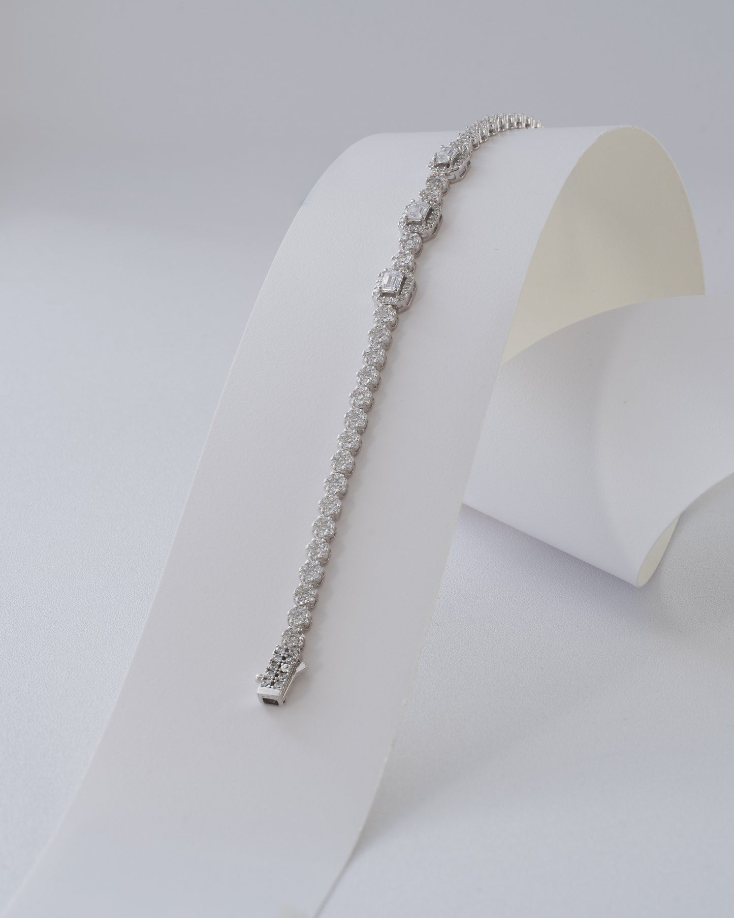 PULSERA DELUXE CRISTAL 18.5 CM