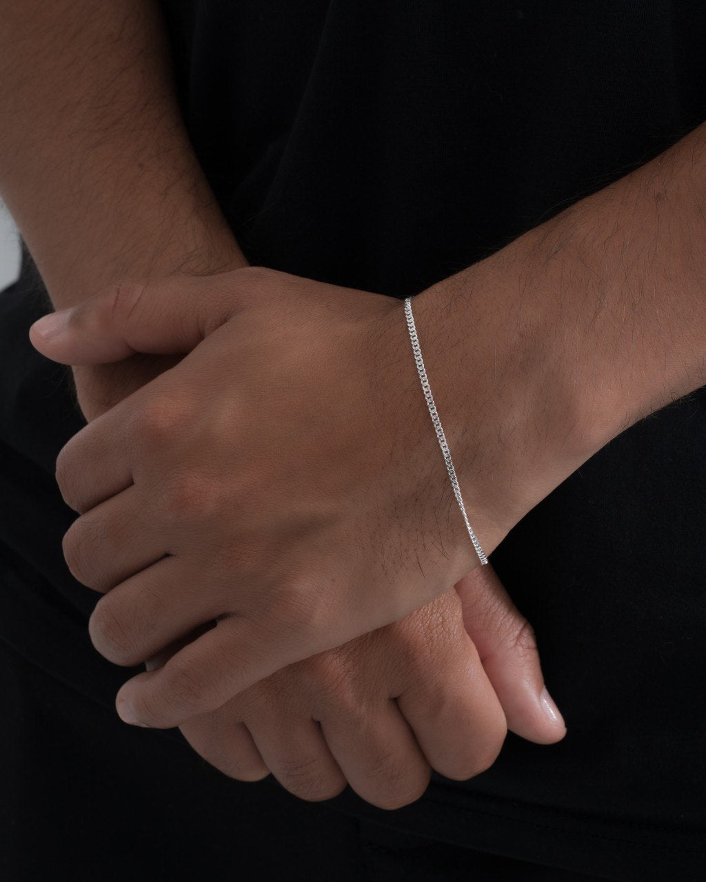 PULSERA CUBANA 1.9 MM 19.5CM PLATA 925