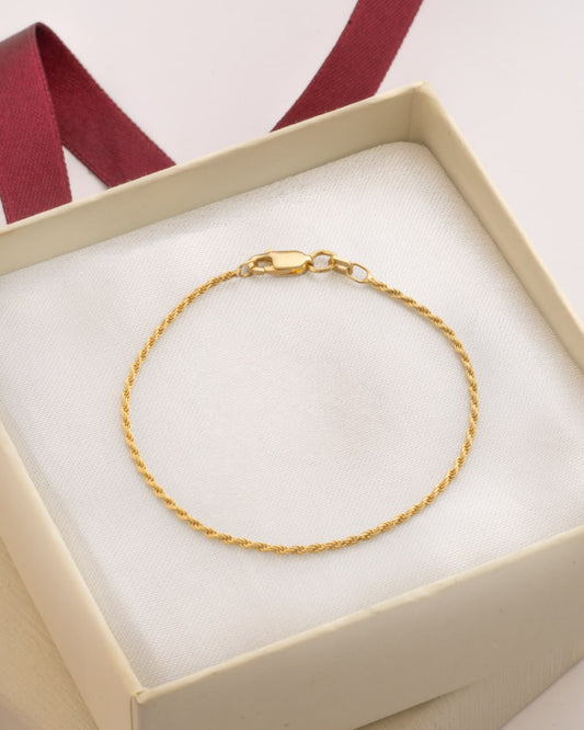 PULSERA LAZO 1.3 MM 16 CM