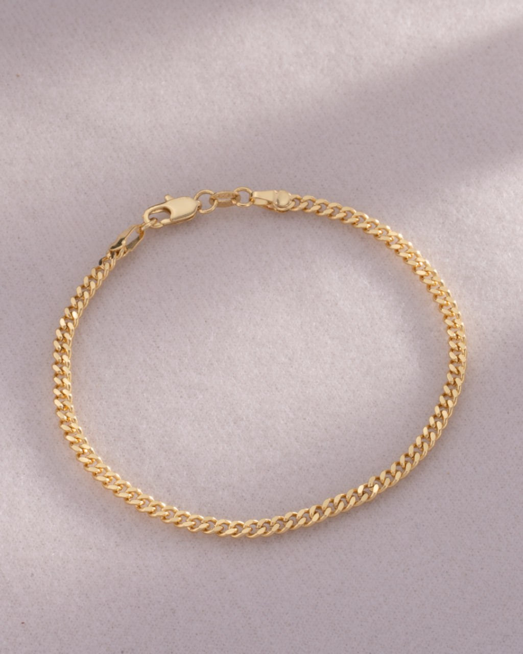 PULSERA CUBANA PLANA 20 CM